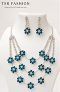 Royal Blue 3 Layer AD Jewellery