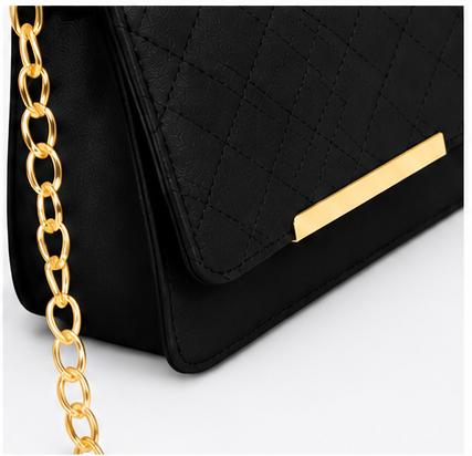 Noir Luxe Quilted Sling