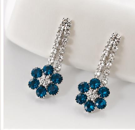Royal Blue 3 Layer AD Jewellery