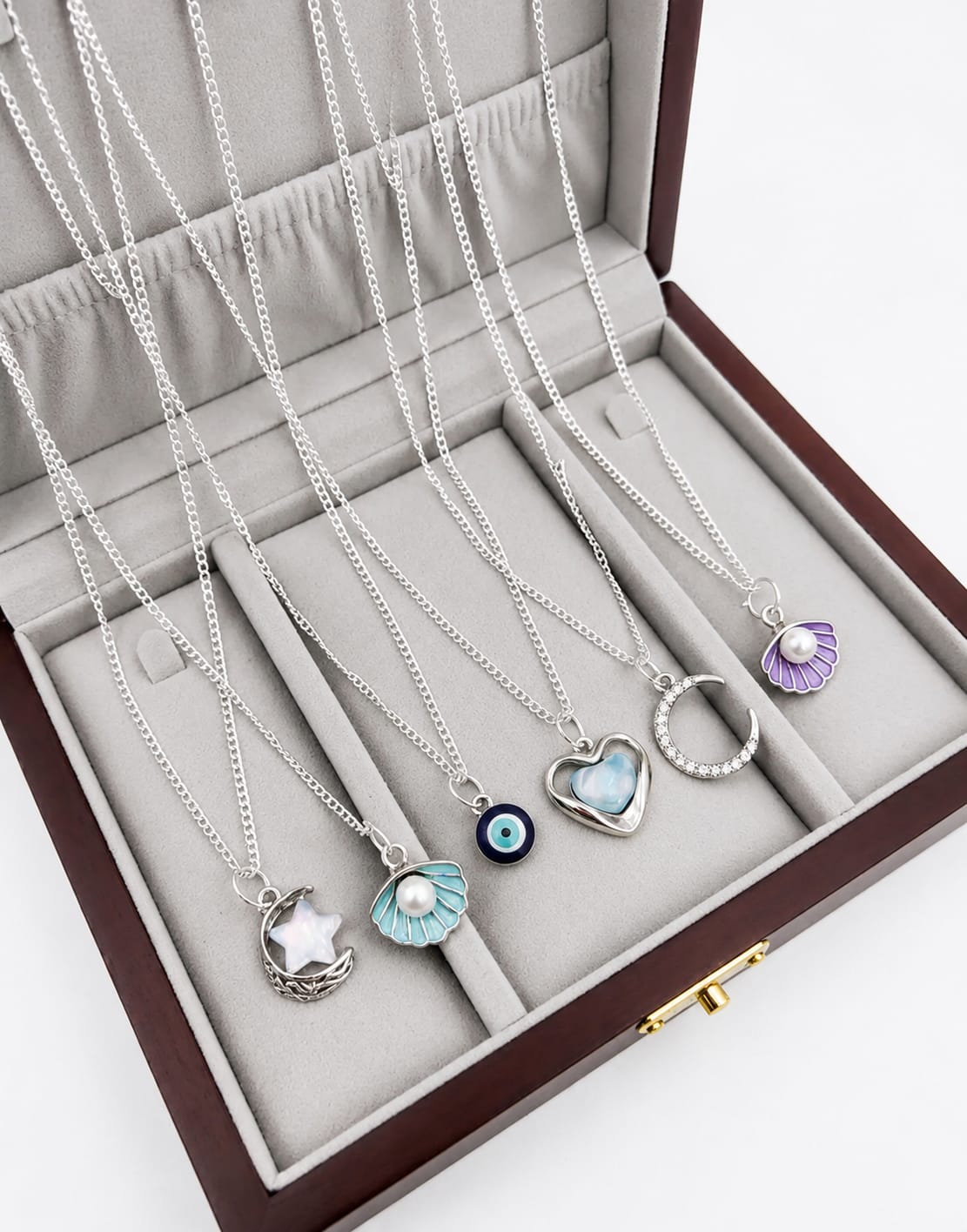 Charm Necklace Set (Pack of 6)
