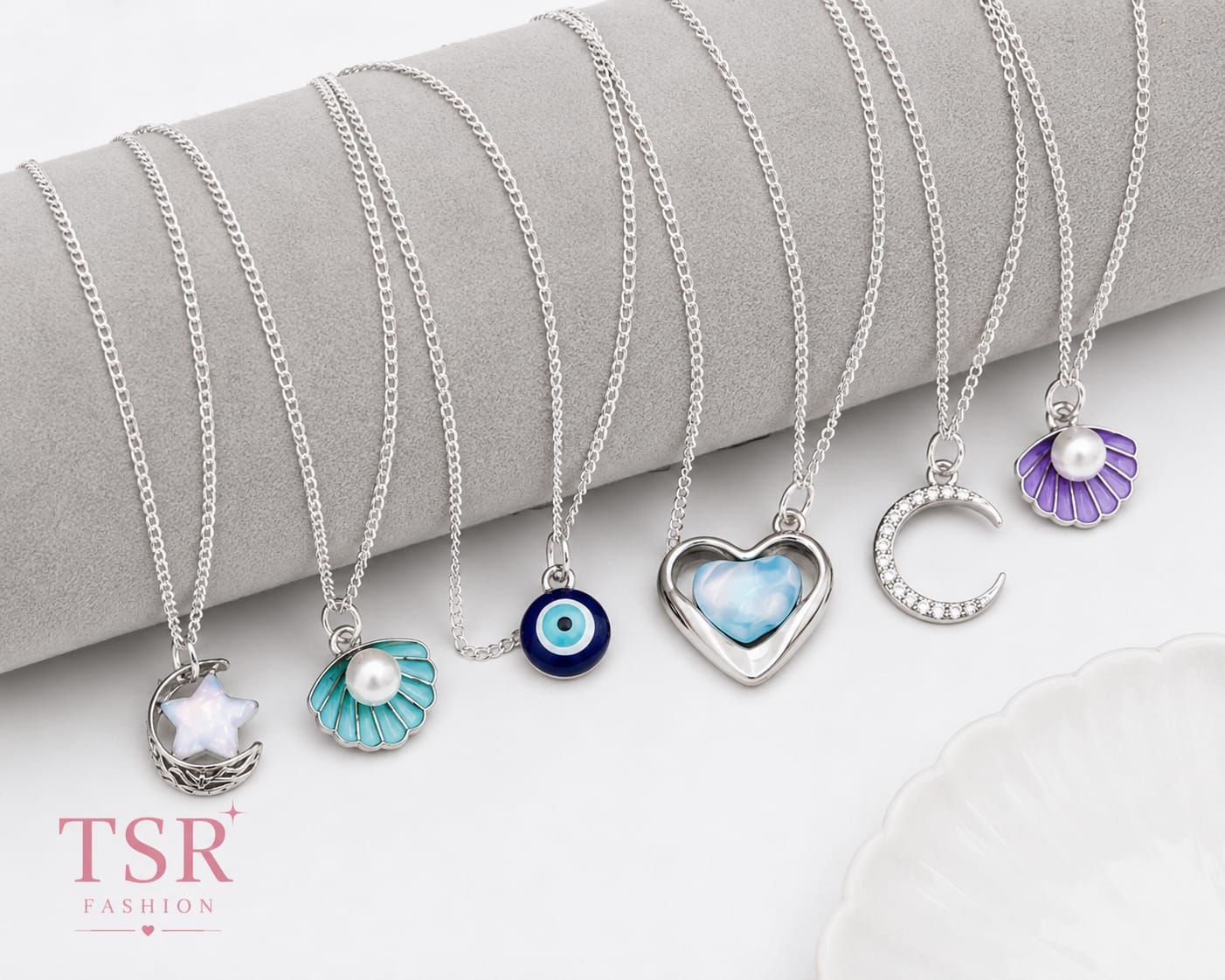 Charm Necklace Set (Pack of 6)