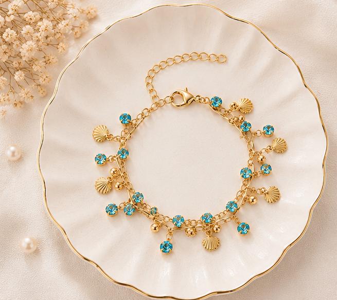 Charm Blue Crystal
