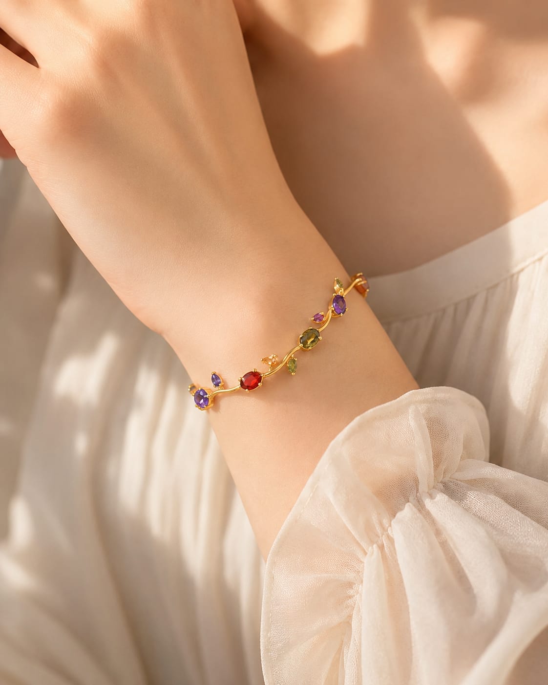 Tulip bracelet ( mixed colour)