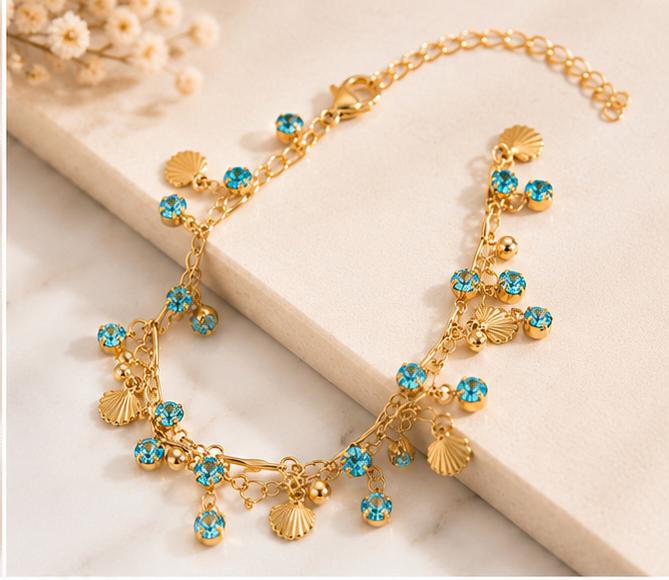Charm Blue Crystal
