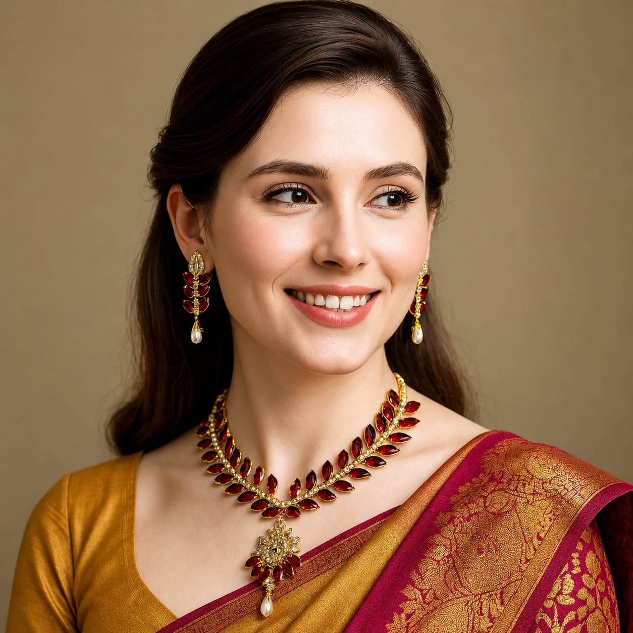 Royal Stone Jewellery Set