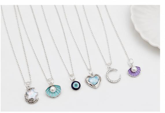 Charm Necklace Set (Pack of 6)