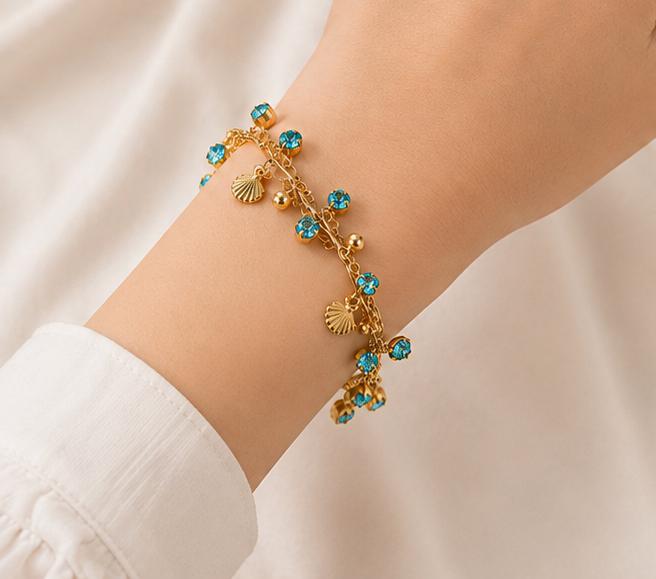 Charm Blue Crystal